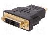 Qoltec Cablu Tip cablu de conectare, DVI-D (24+1) soclu, HDMI mufa, Lungime cablu, Culoare izolaţie, QOLTEC - 50515