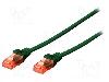 ASSMANN Cablu patch cord, Cat 6, lungime 0.25m, U/UTP, DIGITUS - DK-1617-0025/G