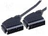Goobay Cablu SCART - SCART, 1.5m, Goobay - 11702