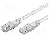 Goobay Patch cord Cat 5e, U/UTP, conexiune 1: 1, 15m, Goobay - 68503