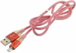  Cablu USB tata la micro USB, tata, cu panza, 1m, 196706