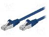 Goobay Cablu patch cord, Cat 5e, lungime 0.25m, F/UTP, Goobay - 68615