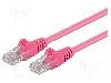Goobay Patch cord Cat 5e, U/UTP, conexiune 1: 1, 0.25m, Goobay - 95200