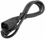 Espe Cablu alimentare AC, 1m, 3 fire, negru, IEC C13 mama, IEC C14 tata, ESPE, T143359