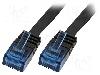 LogiLink Cablu patch cord, Cat 5e, lungime 0.5m, U/UTP, LOGILINK - CP0133B