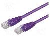 Goobay Patch cord Cat 6, U/UTP, conexiune 1: 1, 1.5m, Goobay - 95597