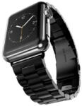 Apple Watch fekete klasszikus fém szíj 38/40/41/42 (series10)mm