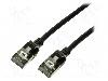 LogiLink Cablu patch cord, Cat 6a, lungime 0.5m, U/FTP, LOGILINK - CQ9023S