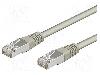 Goobay Cablu patch cord, Cat 5e, lungime 2m, SF/UTP, Goobay - 50145