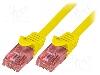 LogiLink Cablu patch cord, Cat 6, lungime 0.25m, U/UTP, LOGILINK - CQ2017U