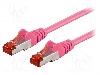 Goobay Cablu patch cord, Cat 6, lungime 0.5m, S/FTP, Goobay - 95465
