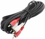  Cablu 2xRCA tata la 2xRCA tata, 5m, L100743