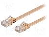 Goobay Cablu patch cord, Cat 6, lungime 1m, U/UTP, Goobay - 95880