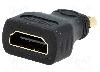 VCOM Cablu Tip cablu de conectare, HDMI mini mufa, HDMI soclu, Lungime cablu, Culoare izolaţie, VCOM - CA316-PB