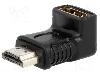 Goobay Cablu Tip cablu de conectare, HDMI mufa, HDMI soclu 90°, Lungime cablu, Culoare izolaţie, Goobay - 51727