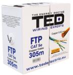 Ted Electric Cablu Ftp Cat 5e Cupru 0.52mm 305m Ted Electr - Kab-ted8