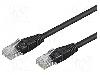 Goobay Patch cord Cat 5e, U/UTP, conexiune 1: 1, 2m, Goobay, 68647, T138707