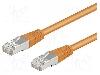 Goobay Cablu patch cord, Cat 5e, lungime 0.5m, SF/UTP, Goobay - 93444