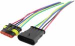  Cablu cu conector rezistent la umiditate, 5 fire, 13 cm, 196691