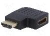 Akyga Cablu Tip cablu de conectare, HDMI mufa, HDMI soclu 90°, Lungime cablu, Culoare izolaţie, AKYGA - AK-AD-45