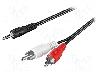 Goobay Cablu Jack - RCA, 0.5m, Goobay - 51701