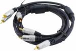  Cablu RCA tata x3, RCA tata x3, 1, 5m, Gold Edition, L100791