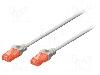 ASSMANN Patch cord Cat 5e, U/UTP, conexiune 1: 1, 0.25m, DIGITUS, DK-1512-0025, T125774