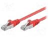 Goobay Cablu patch cord, Cat 5e, lungime 1m, F/UTP, Goobay - 50151