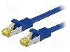Goobay Cablu patch cord, Cat 6a, lungime 7.5m, S/FTP, Goobay - 91628