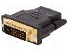 Qoltec Cablu Tip cablu de conectare, DVI-D (24+1) mufa, HDMI soclu, Lungime cablu, Culoare izolaţie, QOLTEC - 50514