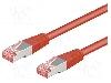 Goobay Cablu patch cord, Cat 6, lungime 0.25m, S/FTP, Goobay - 93214