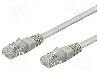 Goobay Patch cord Cat 5e, U/UTP, conexiune 1: 1, 15m, Goobay - 68352