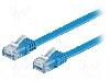 Goobay Cablu patch cord, Cat 6, lungime 1m, U/UTP, Goobay - 96401