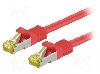 Goobay Cablu patch cord, Cat 6a, lungime 1.5m, S/FTP, Goobay - 91598