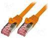 LogiLink Cablu patch cord, Cat 6, lungime 1m, S/FTP, LOGILINK - CQ2038S