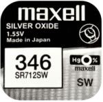 Maxell Baterie ceas Maxell SR712SW V346 1.55V oxid de argint 1buc (346-MAXELL) Baterii de unica folosinta