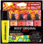 STABILO Boss Original ARTY 5 db-os szövegkiemelő készlet, meleg színek