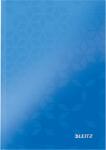 Leitz WOW beírókönyv, keményfedelű, A5, vonalas, kék