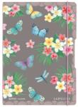 Herlitz my. book flex A4 füzet 40 kockás + 40 vonalas lap Ladylike Butterflies
