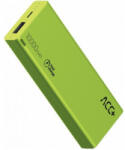 Maxcom Baterie externa Maxcom ACC+ Thin 10000 mAh, 1x USB, 2A, Green, Fast Charge (THIN10000GR)