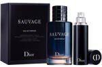 Dior Christian Dior Sauvage Set cadou, Apa parfumata 100ml + Apa parfumata 10ml, Bărbați