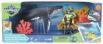 Wild Quest Set de joaca scafandru si balena, Wild Quest Figurina