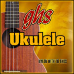 GHS H-T10 ukulele húr - black nylon, Tenor