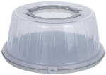 Excellent Houseware Tava servire si transport prajituri Excellent Houseware, polipropilena, 33x15 cm, gri (KO-030000370G) Tava
