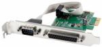 Gembird PEX-COMLPT-01 COM serial port + LPT port PCI-Express add-on card, with extra low-profile bracket