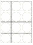 Sorex Set 12 etichete autoadezive A4 rotunde 60mm 100coli/top (XP2160-3)