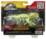 Mattel Jurassic World Átalakuló Dinó T-Rex & Ankylosaurus Zöld (HLP08-HLP05) - liliputjatek
