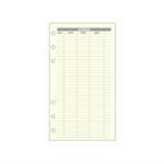 Kalendárium betét, költségtervező "L", SATURNUS (CONKL365)