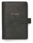 FILOFAX Kalendárium, gyűrűs, betétlapokkal, personal méret, FILOFAX "Moonlight", fekete (FX-022654) - kreativjatek