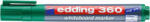 edding Tábla- és flipchart marker, 1, 5-3 mm, kúpos, EDDING "360", zöld (4-360004)